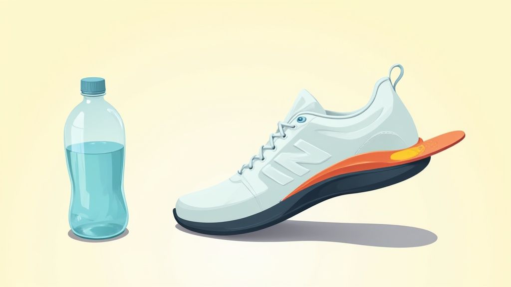 plantar fasciitis insole in shoe