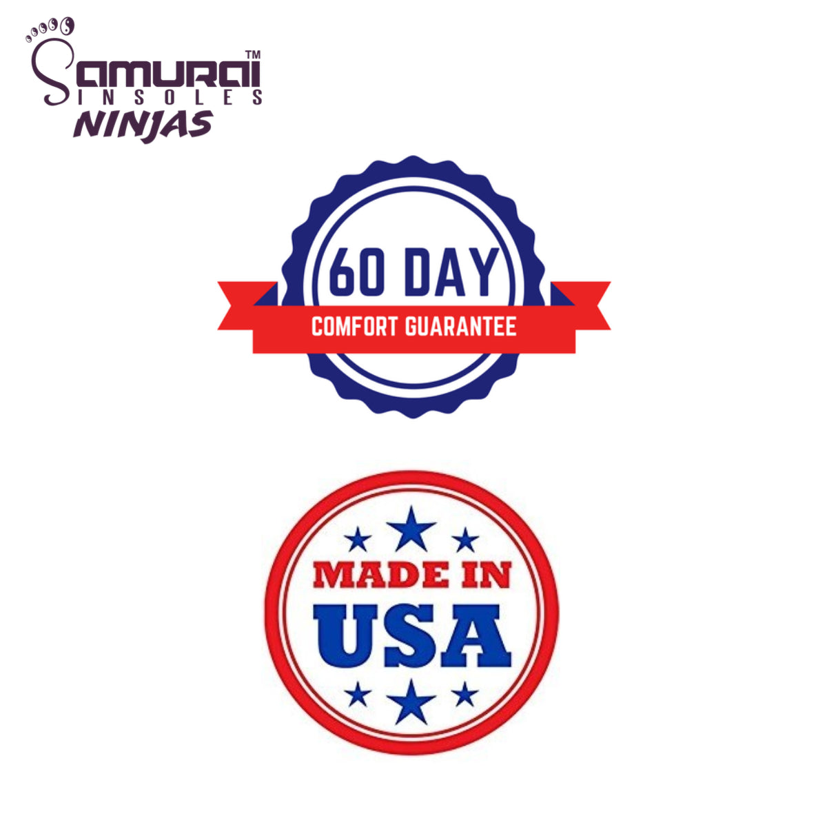 Samurai Insoles' Ninja Orthotics Quick Relief for Plantar Fasciitis